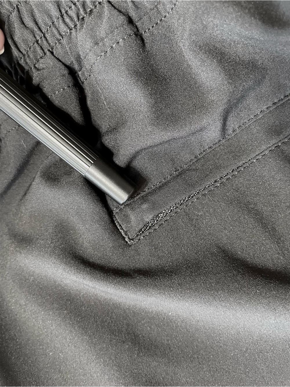 Athleta Brooklyn Wide Leg Crop Pants Black Elastic Waist Travel Athleisure - Picture 15 of 15